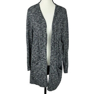 Madewell Womens Medium Gray Open Front Knit Summer Ryder Duster Cardigan Sweater